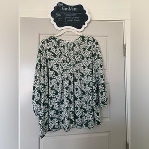 Fun2Fun maley pleated detail blouse